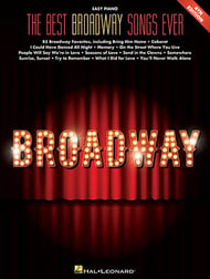 The Best Broadway Songs Ever piano sheet music cover